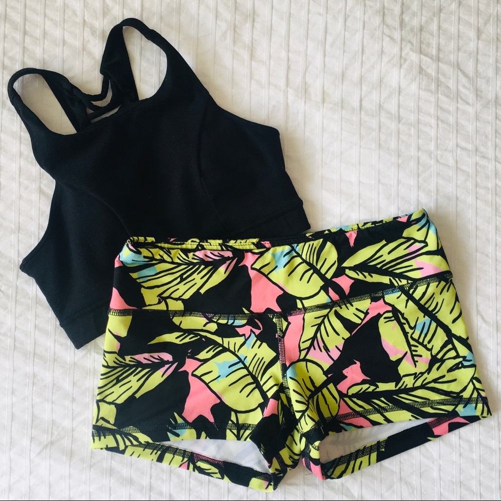 Miami print Fleo shorts